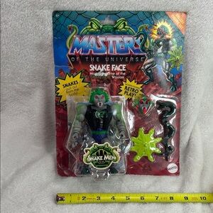 Mattel Masters of the Universe Snake Face Figure